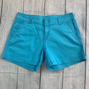 Maurices Shorts sz 9/10 9 10 Cotton Blend Blue 5" Inseam